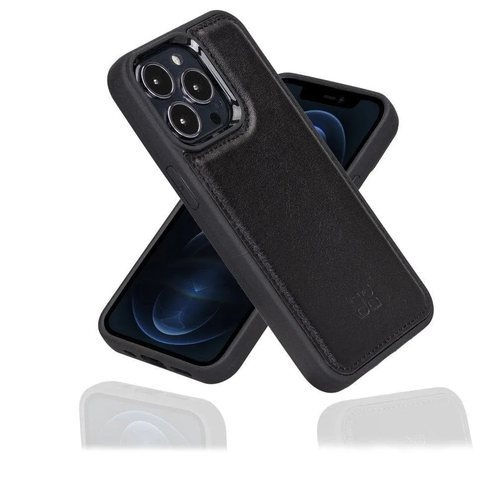 Apple iPhone 13 Series Leather Case with Flexible Back Cover