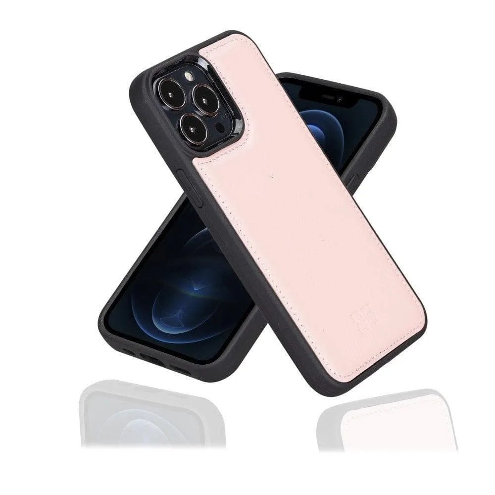 Apple iPhone 13 Series Leather Case with Flexible Back Cover