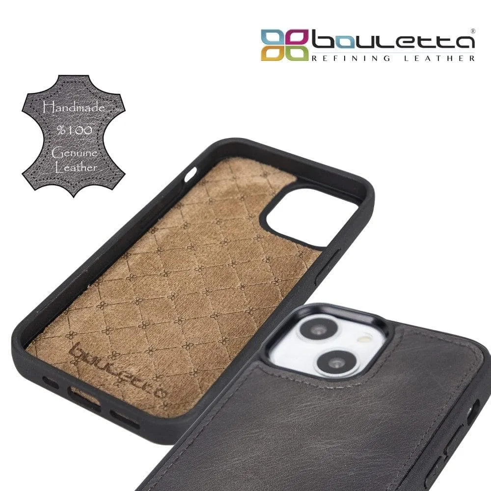 Apple iPhone 13 Series Leather Case with Flexible Back Cover