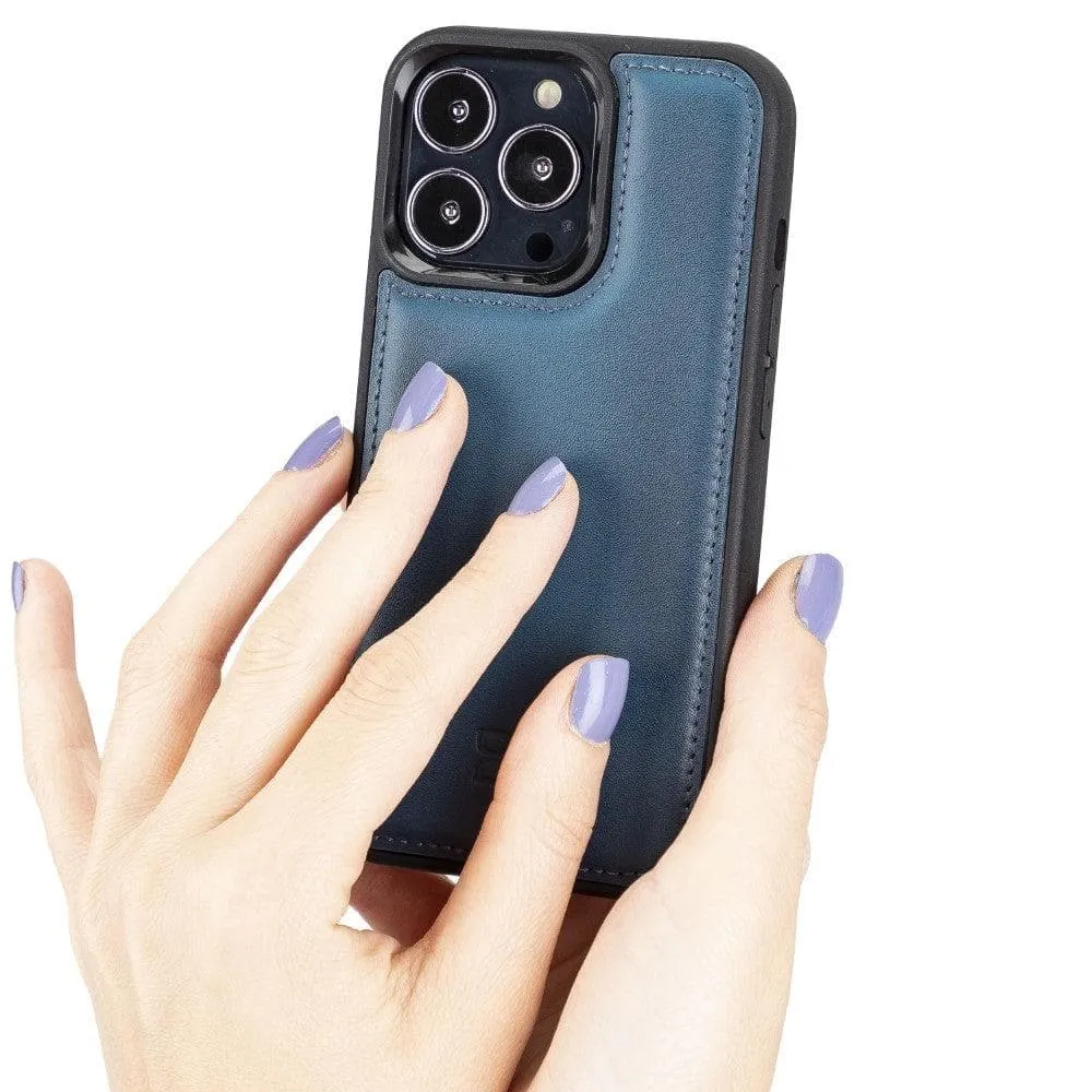 Apple iPhone 13 Series Leather Case with Flexible Back Cover