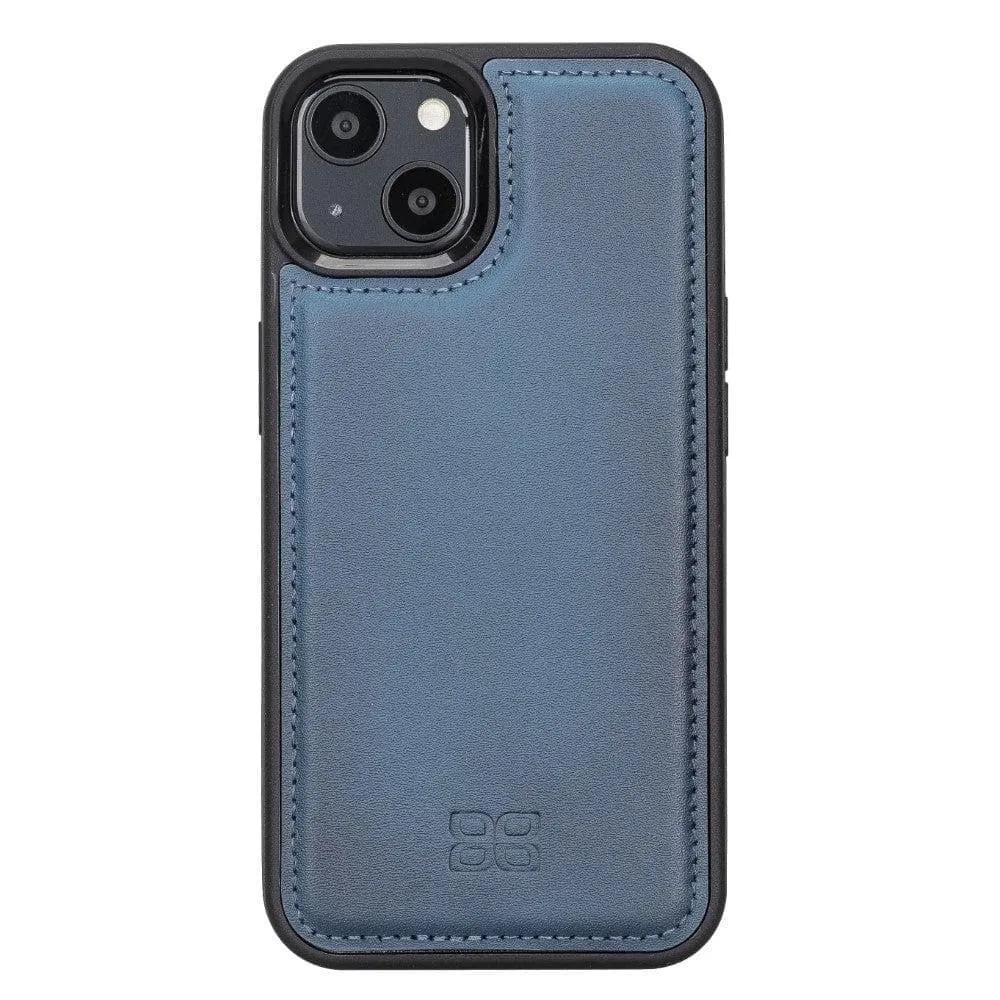 Apple iPhone 13 Series Leather Case with Flexible Back Cover
