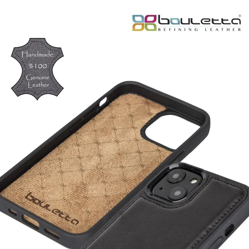 Apple iPhone 13 Series Leather Case with Flexible Back Cover