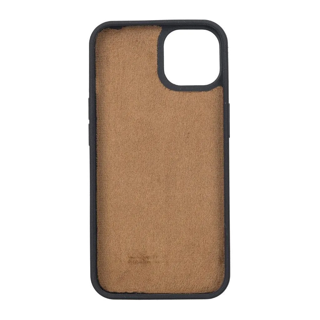 Apple iPhone 13 Series Leather Case with Flexible Back Cover