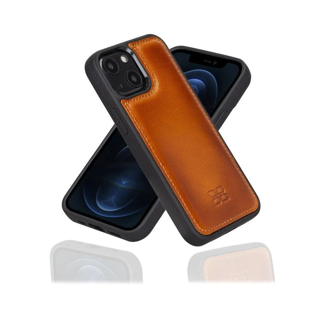Apple iPhone 13 Series Leather Case with Flexible Back Cover