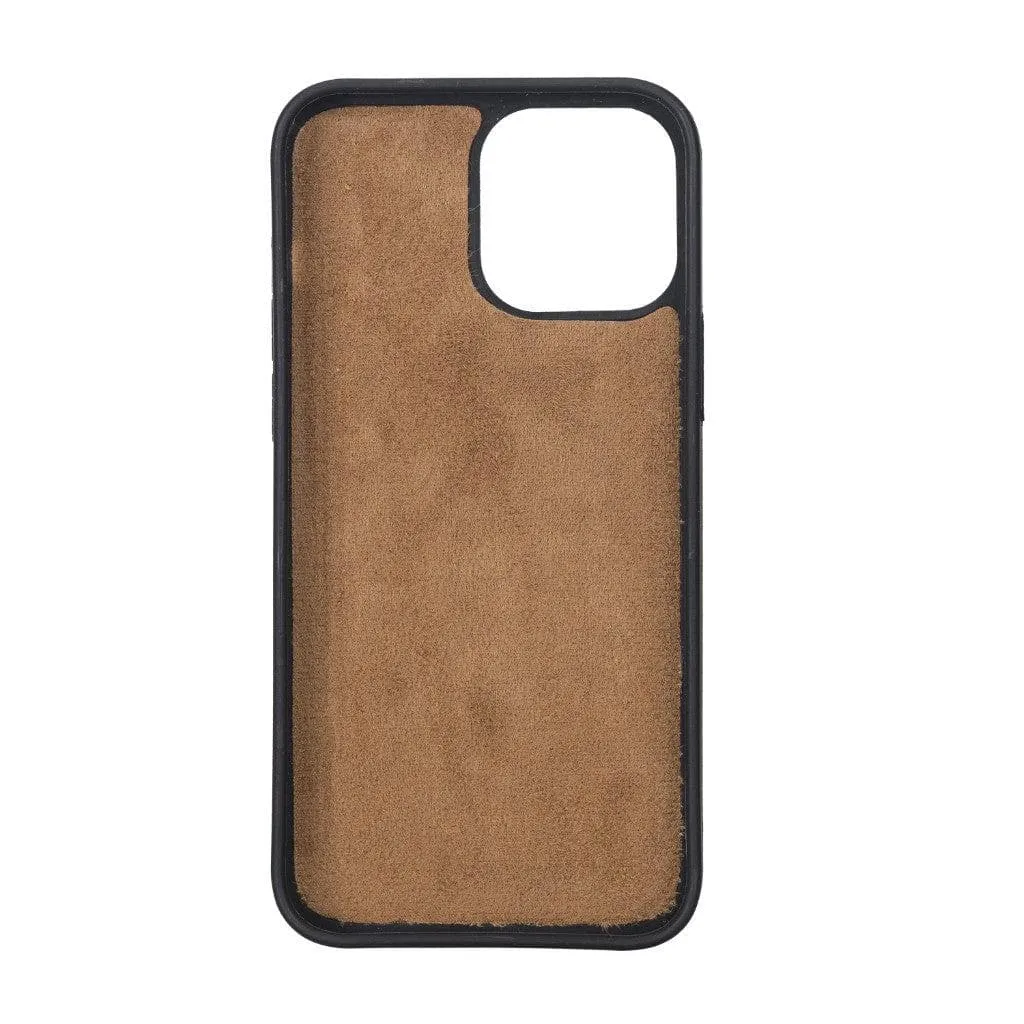 Apple iPhone 13 Series Leather Case with Flexible Back Cover