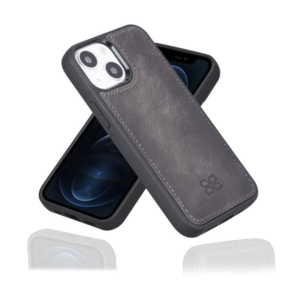 Apple iPhone 13 Series Leather Case with Flexible Back Cover