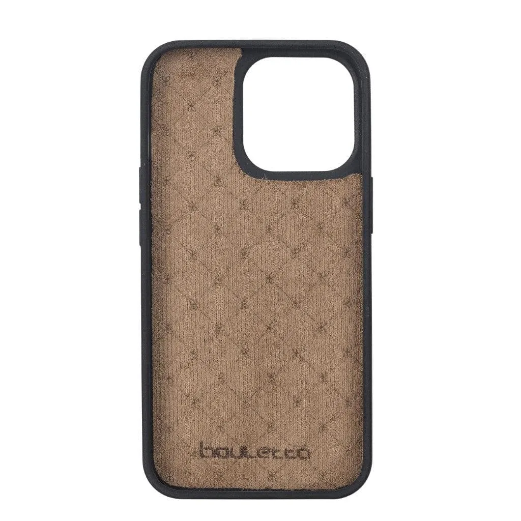 Apple iPhone 13 Series Leather Case with Flexible Back Cover