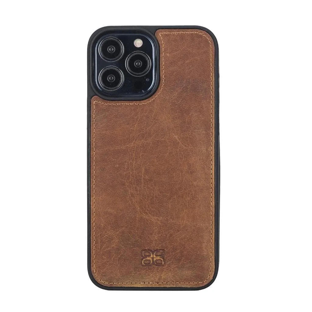Apple iPhone 13 Series Leather Case with Flexible Back Cover