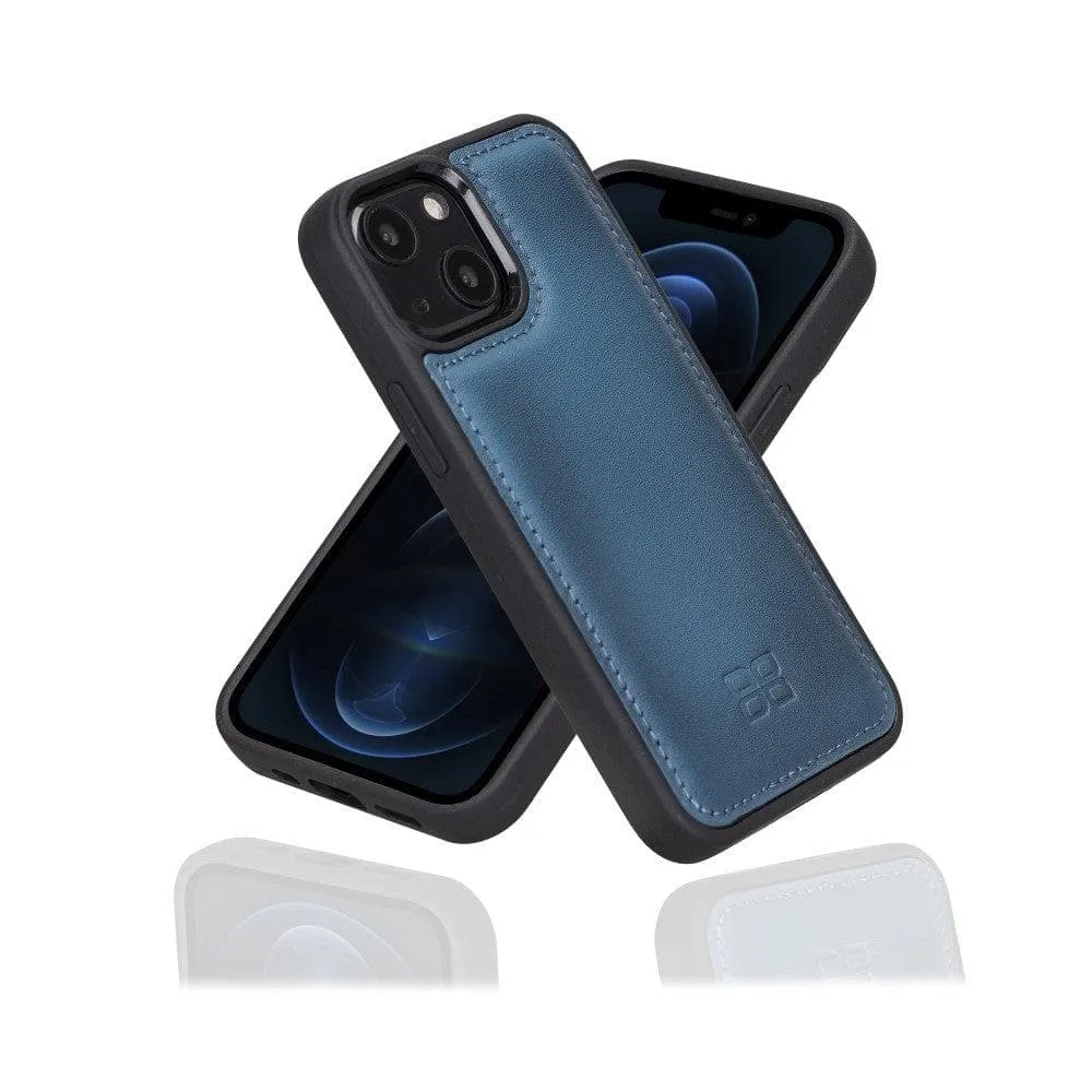 Apple iPhone 13 Series Leather Case with Flexible Back Cover