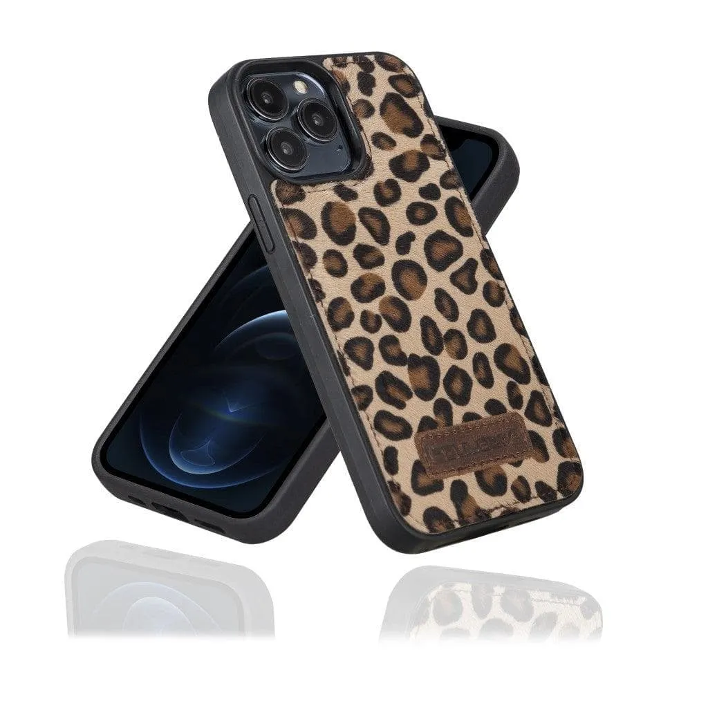 Apple iPhone 13 Series Leather Case with Flexible Back Cover