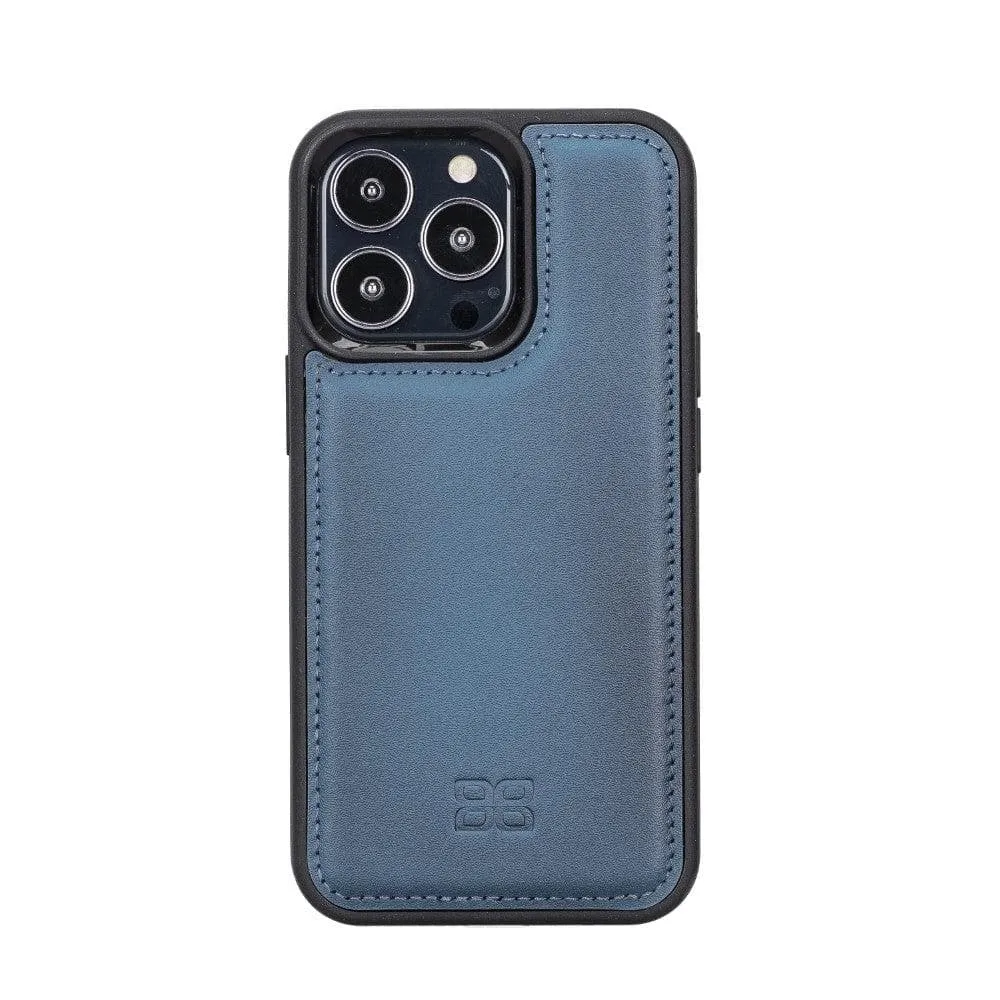 Apple iPhone 13 Series Leather Case with Flexible Back Cover