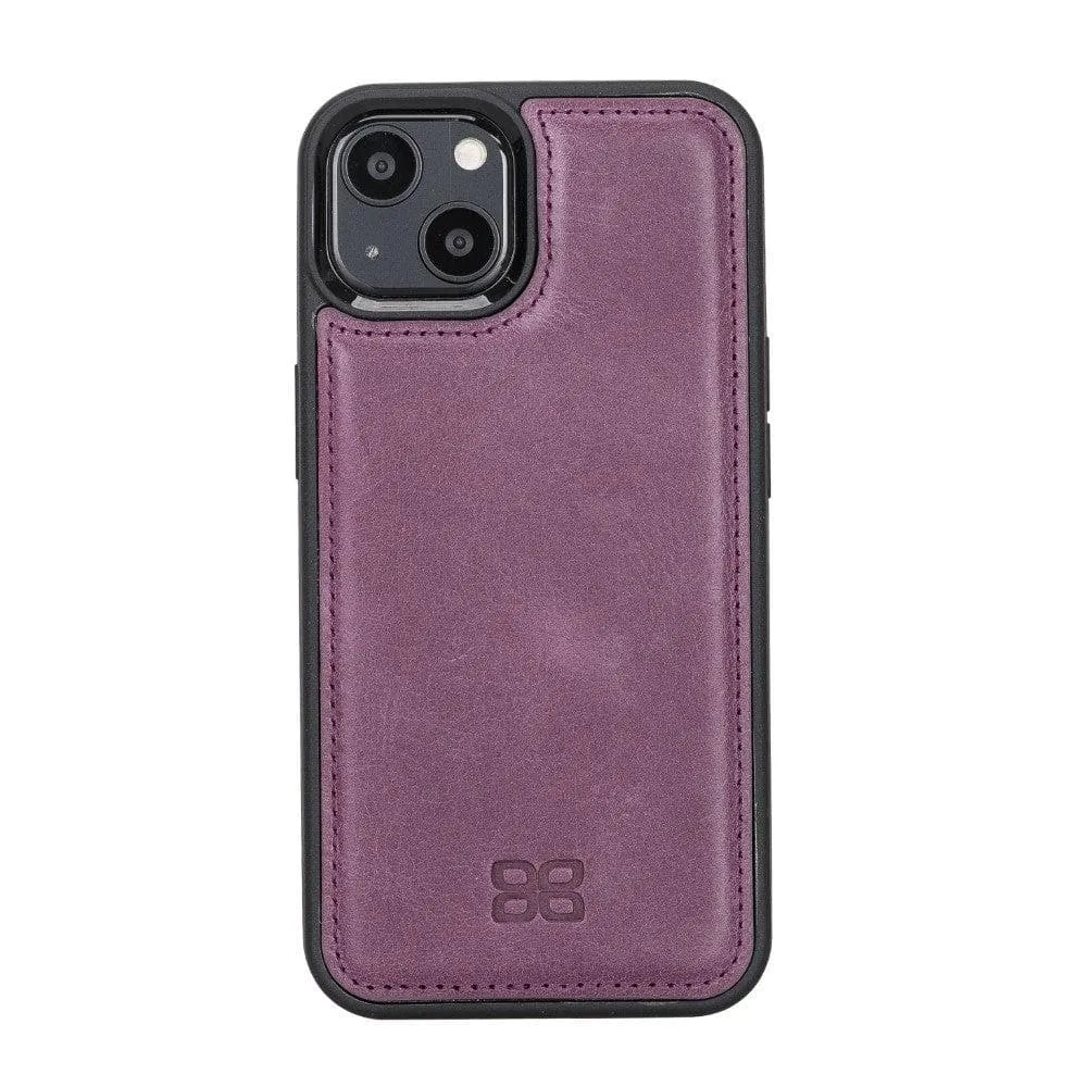 Apple iPhone 13 Series Leather Case with Flexible Back Cover