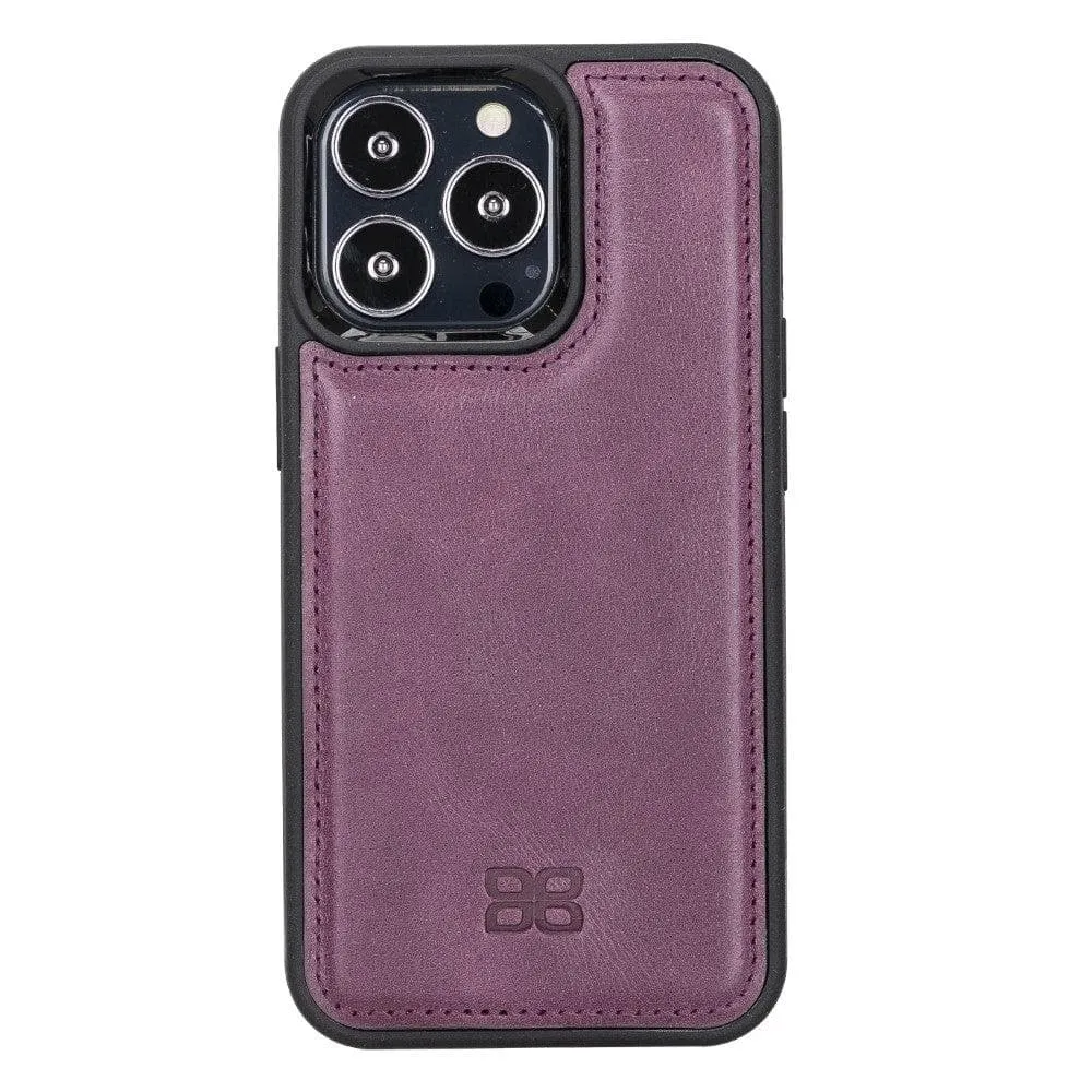 Apple iPhone 13 Series Leather Case with Flexible Back Cover
