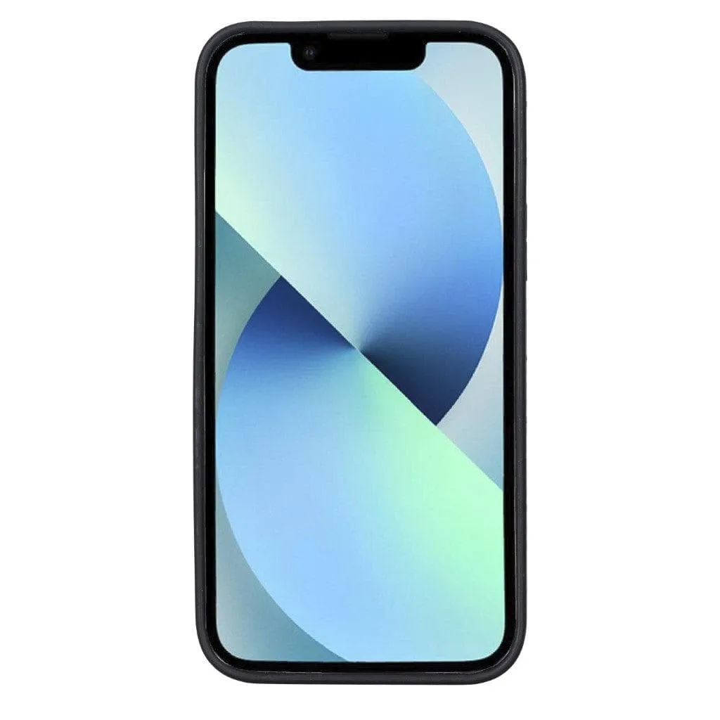 Apple iPhone 13 Series Leather Case with Flexible Back Cover