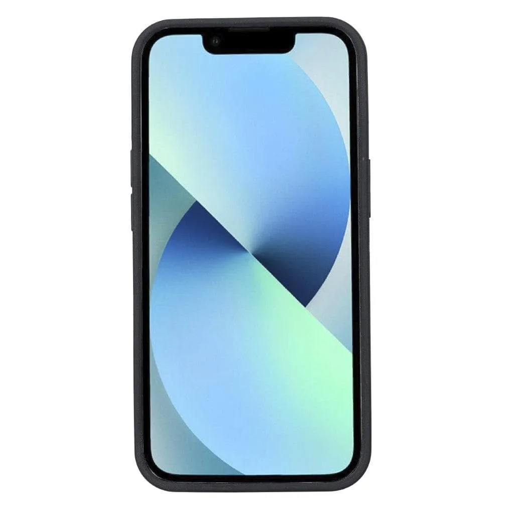 Apple iPhone 13 Series Leather Case with Flexible Back Cover