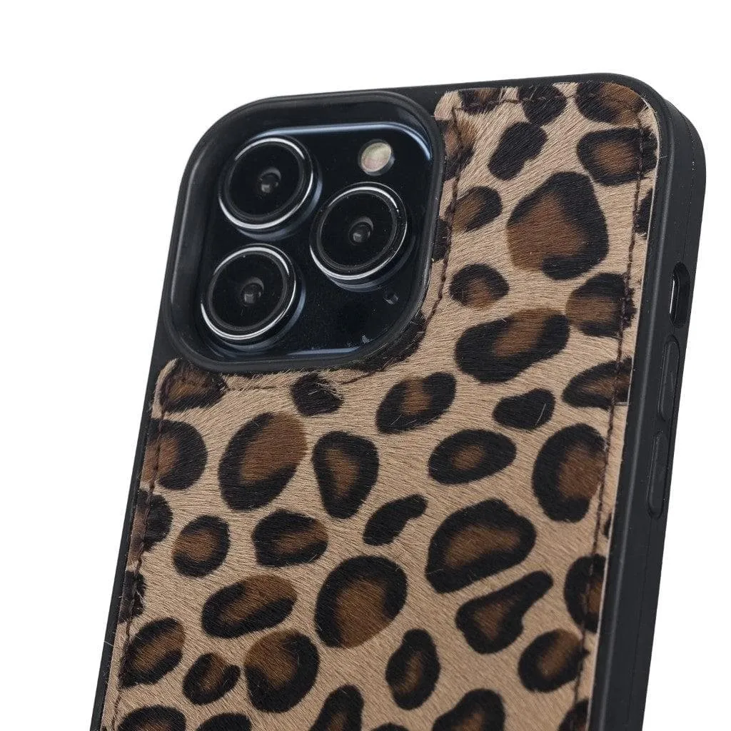 Apple iPhone 13 Series Leather Case with Flexible Back Cover