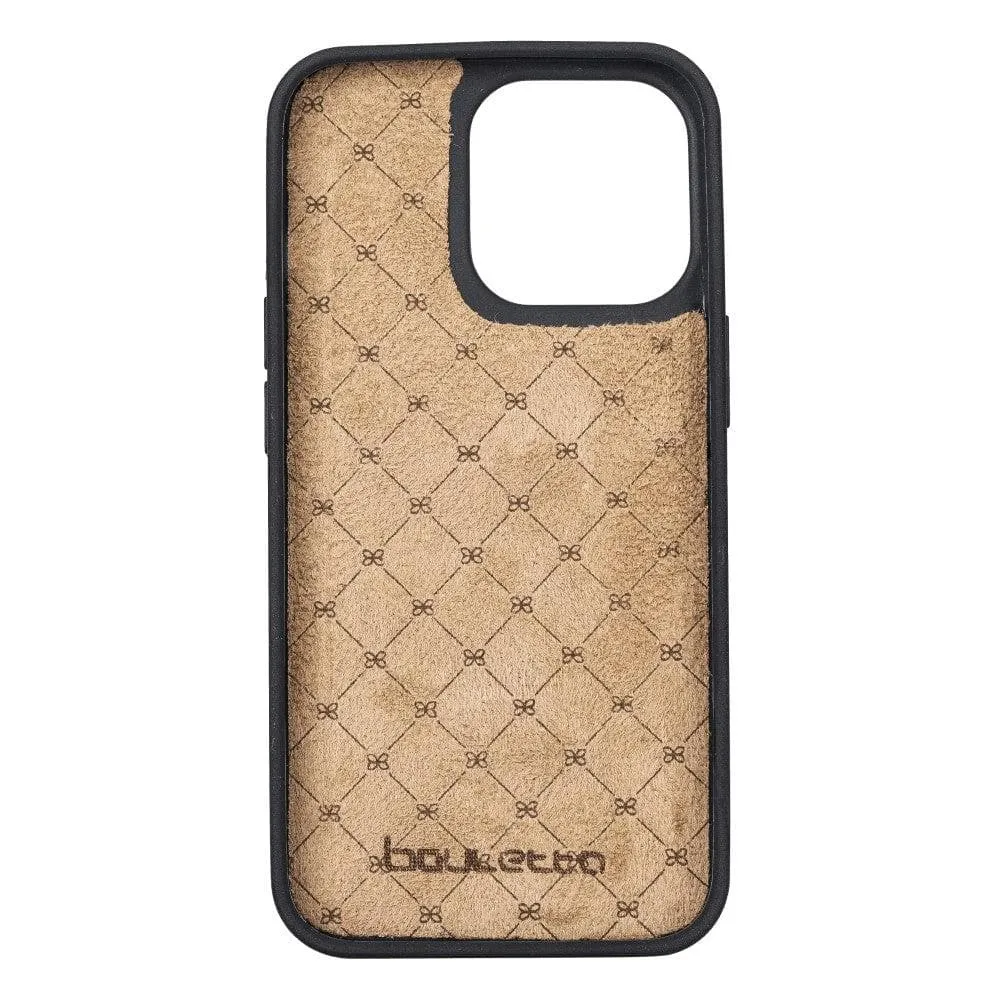 Apple iPhone 13 Series Leather Case with Flexible Back Cover