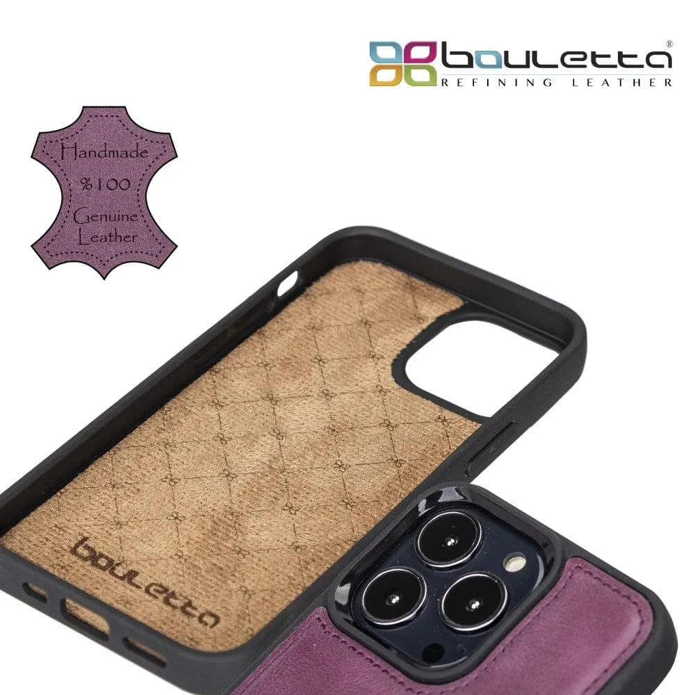 Apple iPhone 13 Series Leather Case with Flexible Back Cover