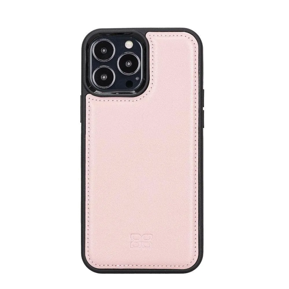 Apple iPhone 13 Series Leather Case with Flexible Back Cover