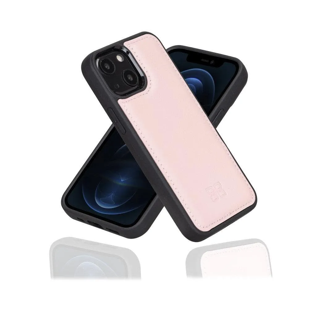 Apple iPhone 13 Series Leather Case with Flexible Back Cover