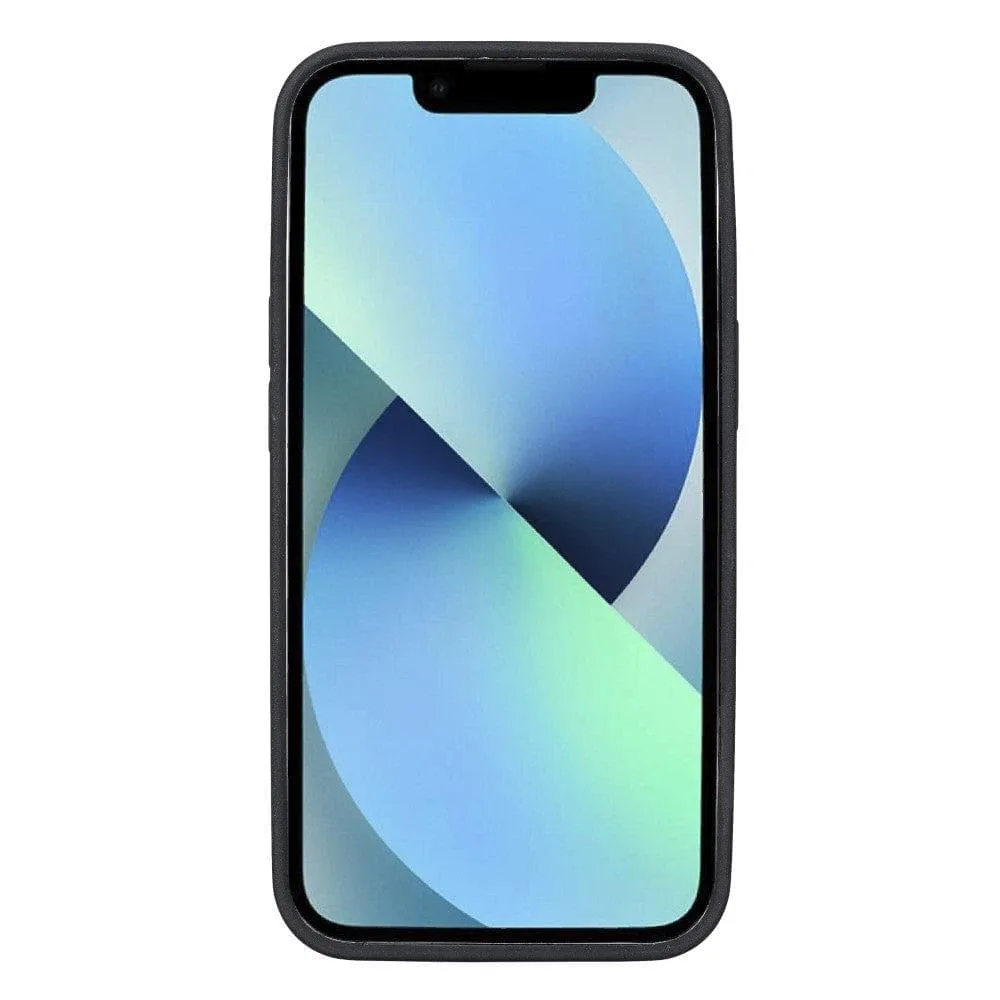 Apple iPhone 13 Series Leather Case with Flexible Back Cover