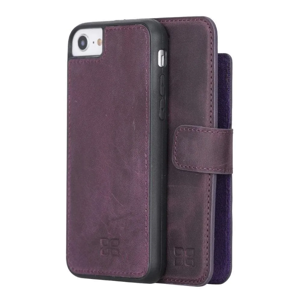 Apple iPhone SE Series Detachable Leather Wallet Case - MW