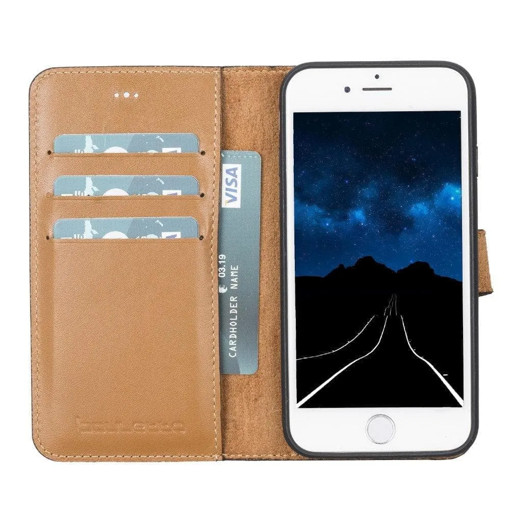 Apple iPhone SE Series Detachable Leather Wallet Case - MW