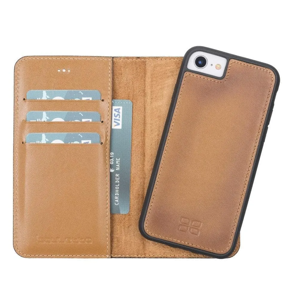 Apple iPhone SE Series Detachable Leather Wallet Case - MW