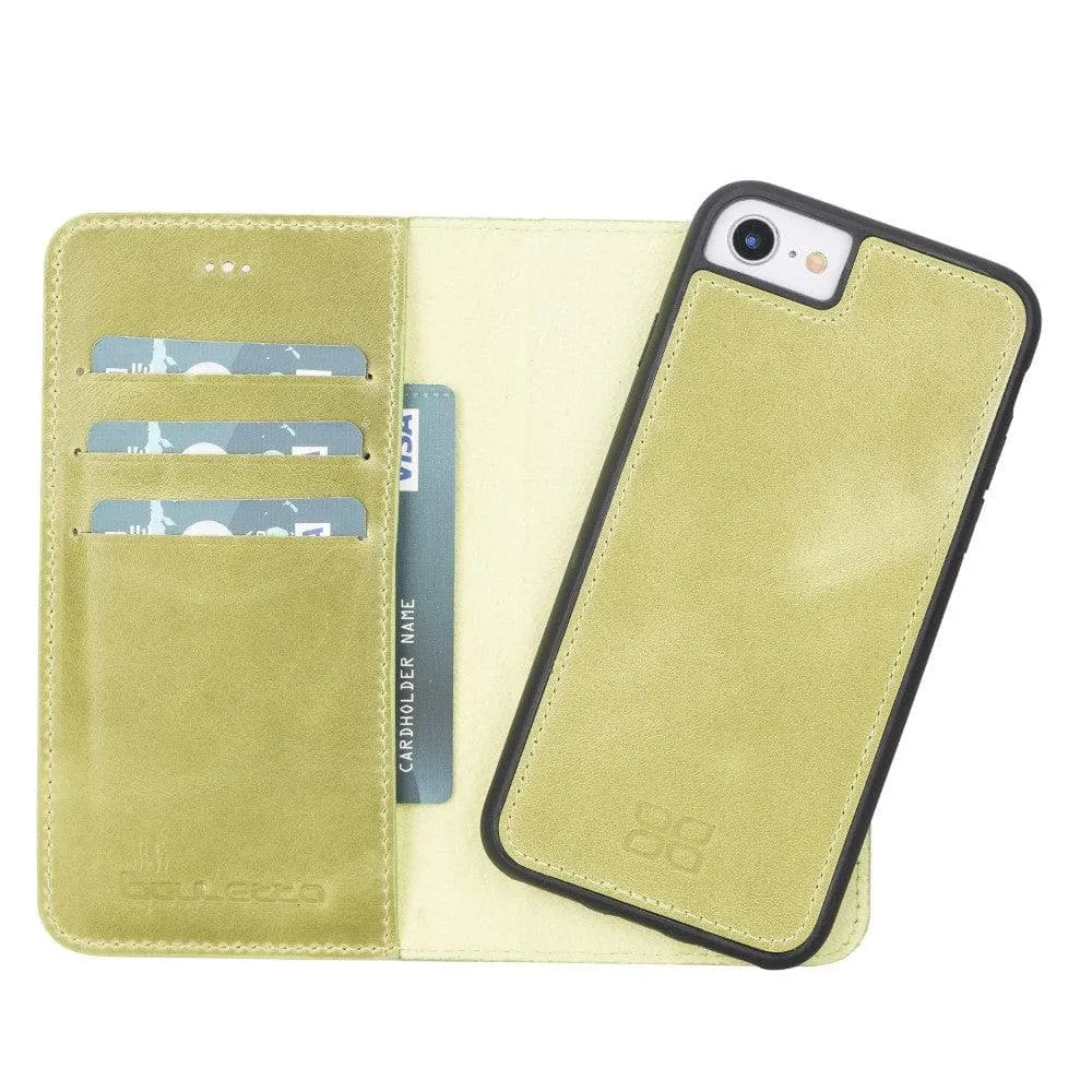 Apple iPhone SE Series Detachable Leather Wallet Case - MW