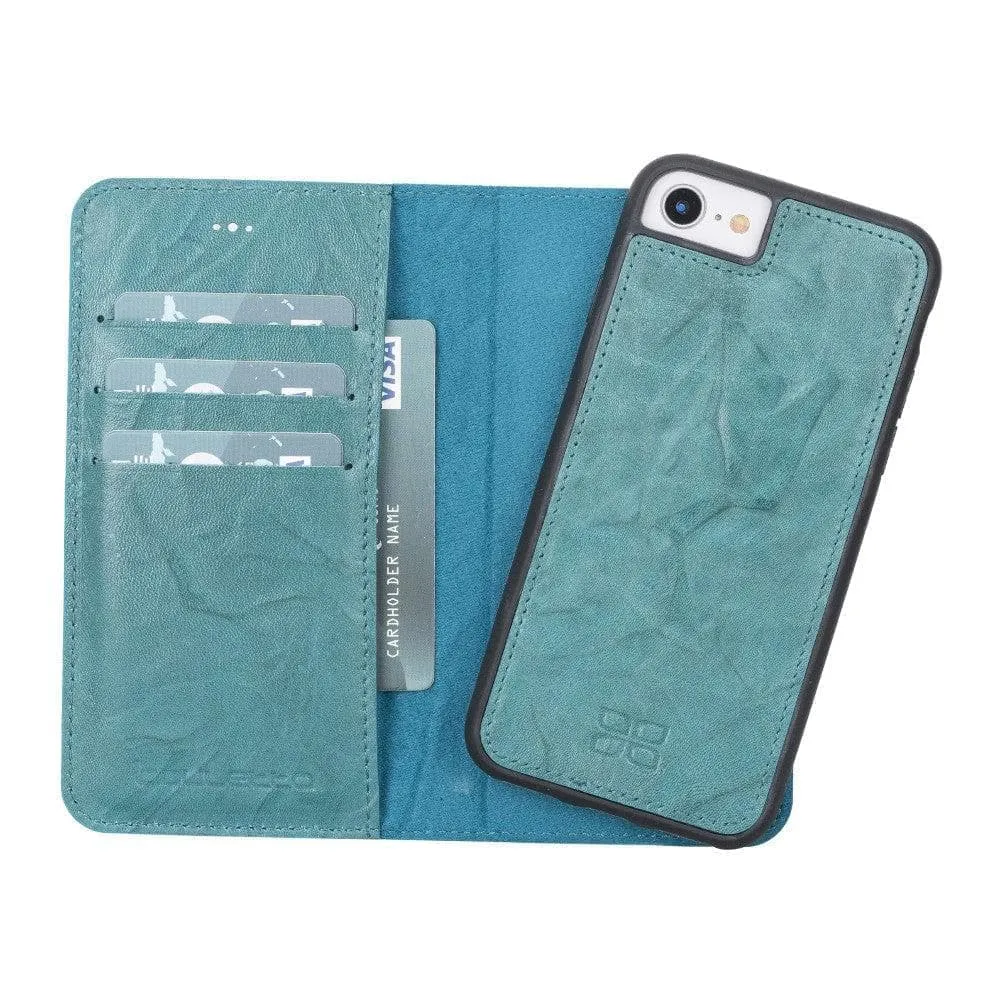 Apple iPhone SE Series Detachable Leather Wallet Case - MW