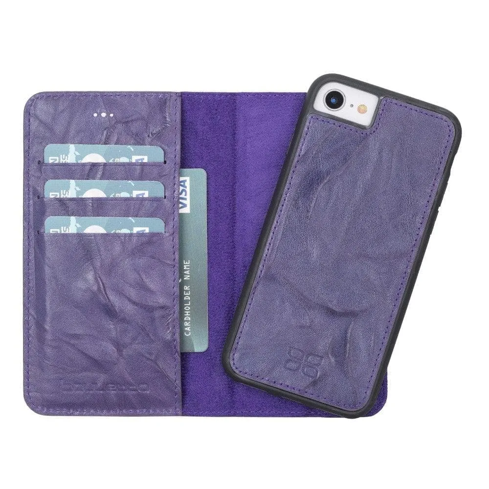 Apple iPhone SE Series Detachable Leather Wallet Case - MW