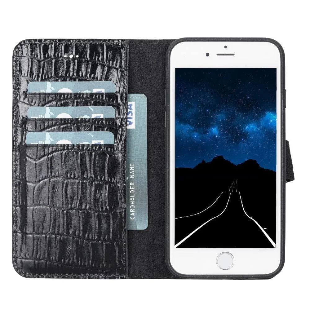 Apple iPhone SE Series Detachable Leather Wallet Case - MW
