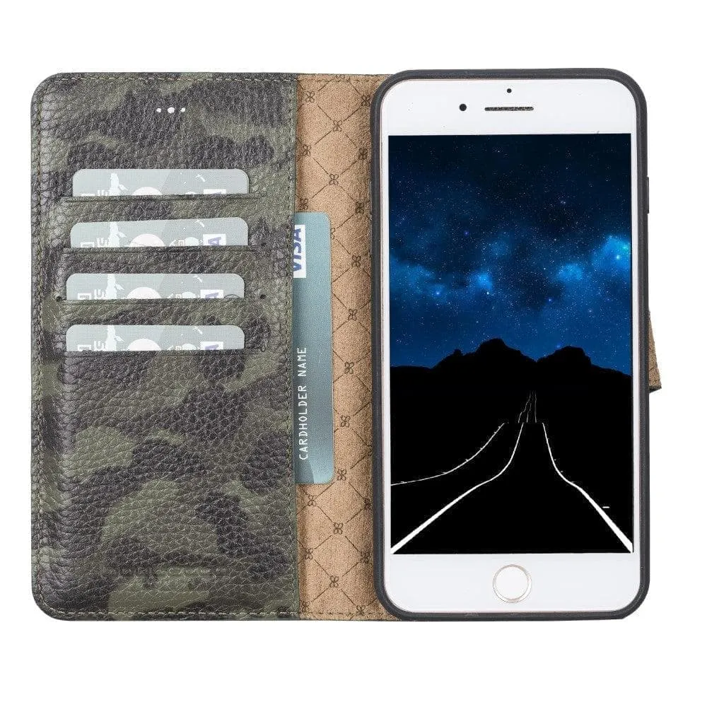 Apple iPhone SE Series Detachable Leather Wallet Case - MW