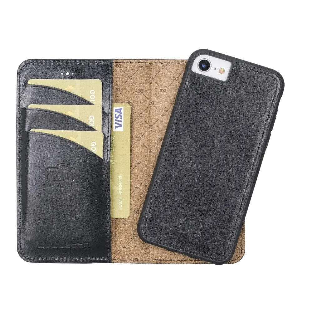 Apple iPhone SE Series Detachable Leather Wallet Case - MW