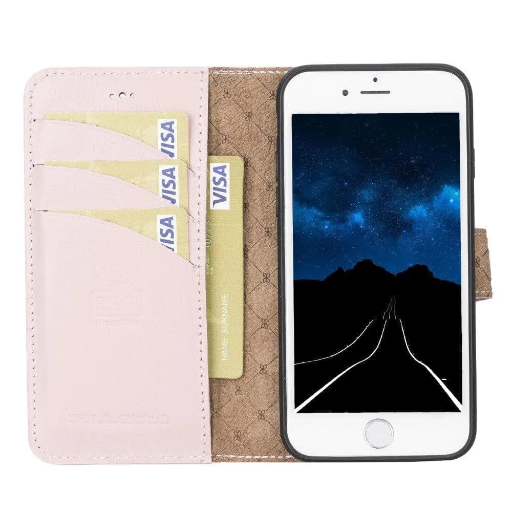 Apple iPhone SE Series Detachable Leather Wallet Case - MW