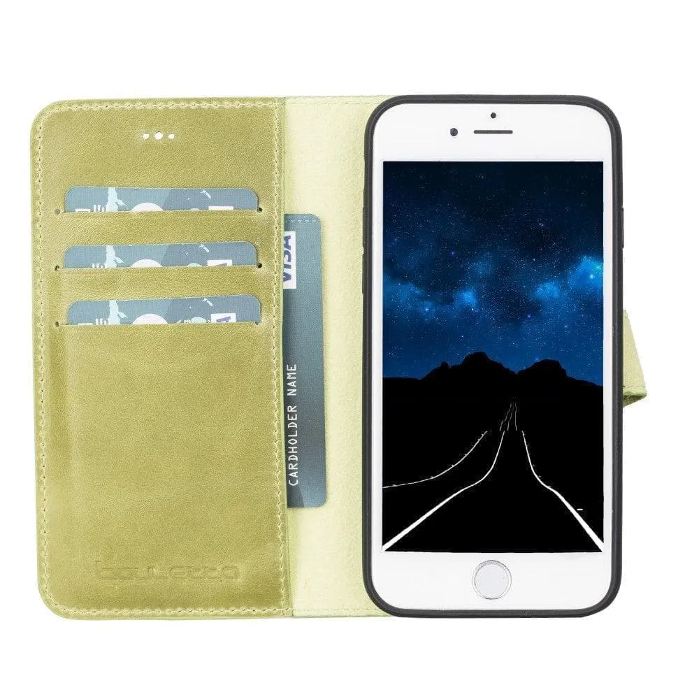 Apple iPhone SE Series Detachable Leather Wallet Case - MW