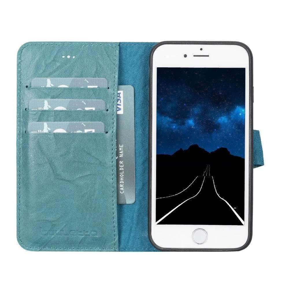 Apple iPhone SE Series Detachable Leather Wallet Case - MW