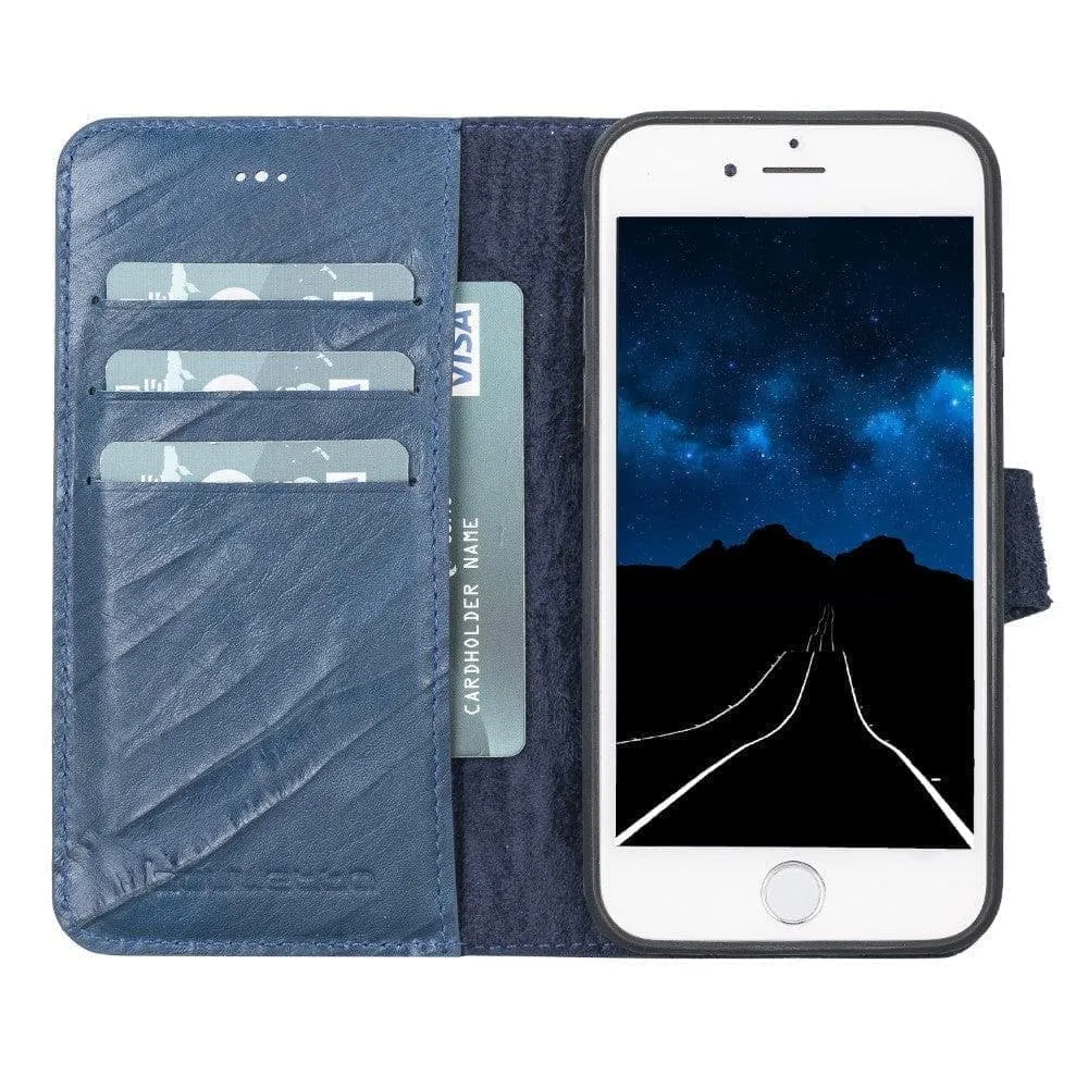 Apple iPhone SE Series Detachable Leather Wallet Case - MW