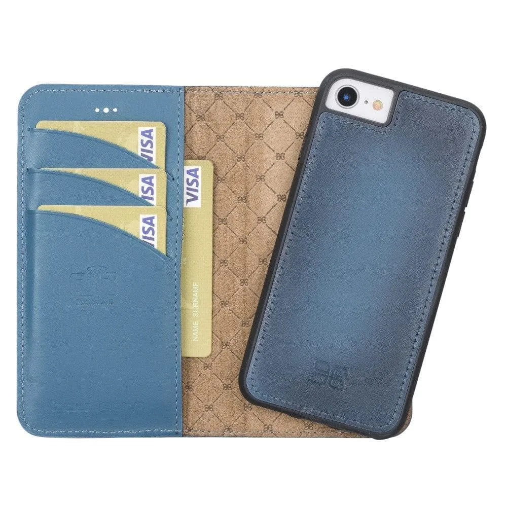 Apple iPhone SE Series Detachable Leather Wallet Case - MW