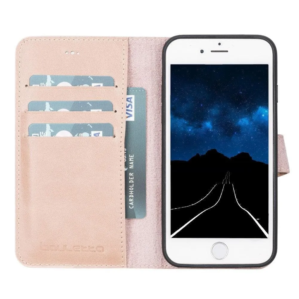 Apple iPhone SE Series Detachable Leather Wallet Case - MW