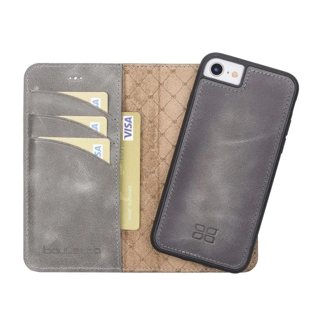 Apple iPhone SE Series Detachable Leather Wallet Case - MW