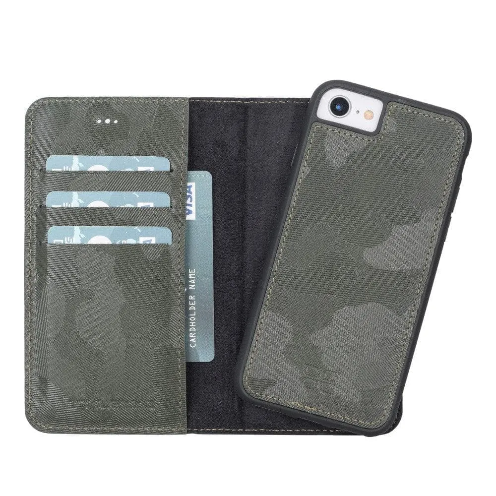 Apple iPhone SE Series Detachable Leather Wallet Case - MW