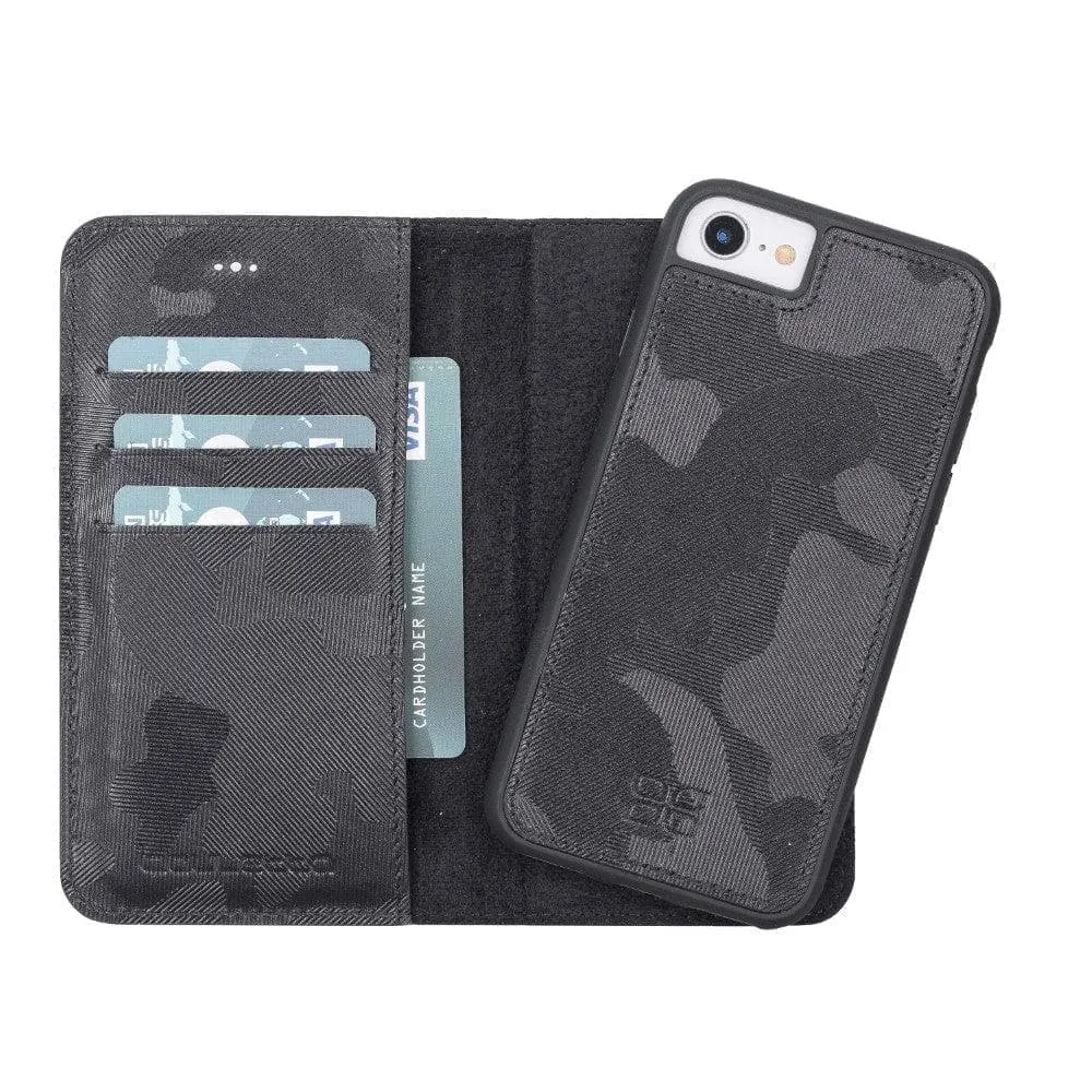 Apple iPhone SE Series Detachable Leather Wallet Case - MW