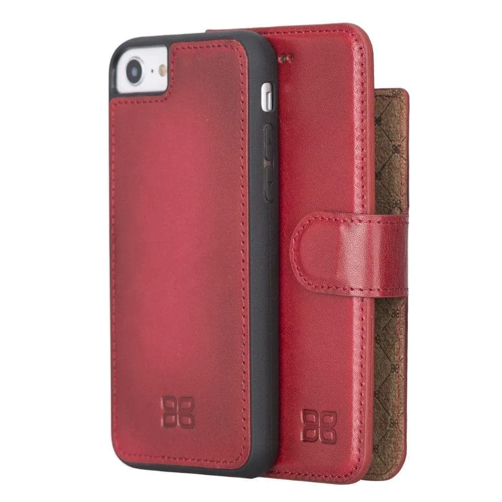 Apple iPhone SE Series Detachable Leather Wallet Case - MW
