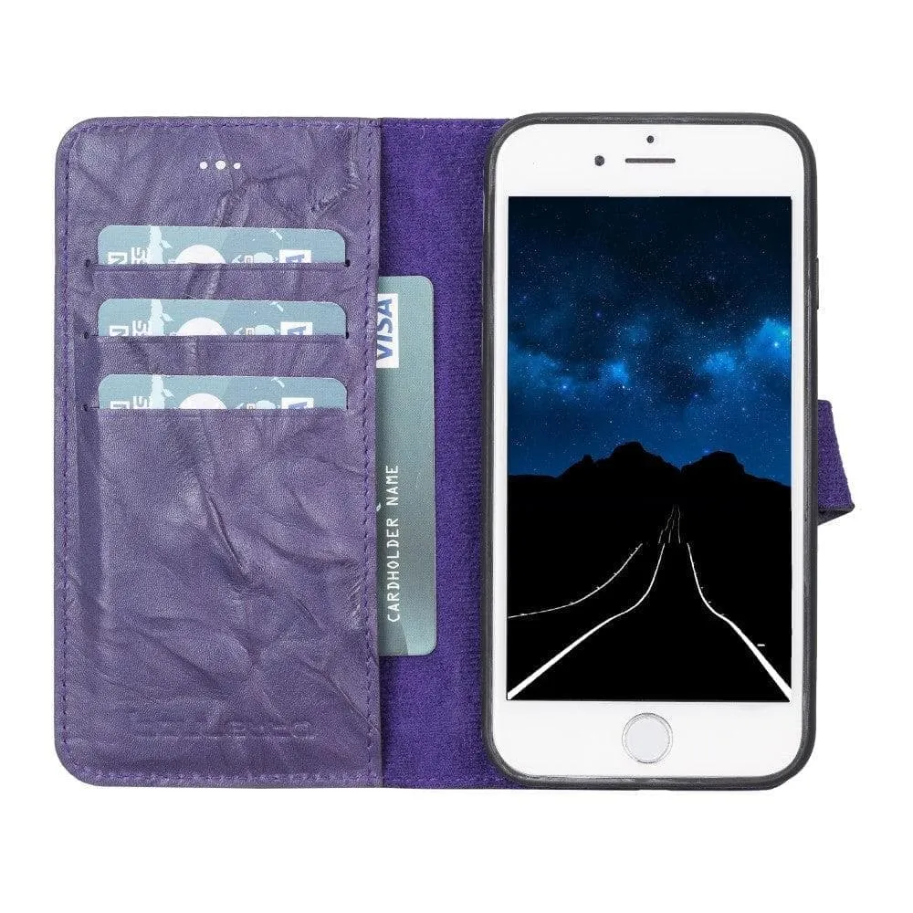 Apple iPhone SE Series Detachable Leather Wallet Case - MW