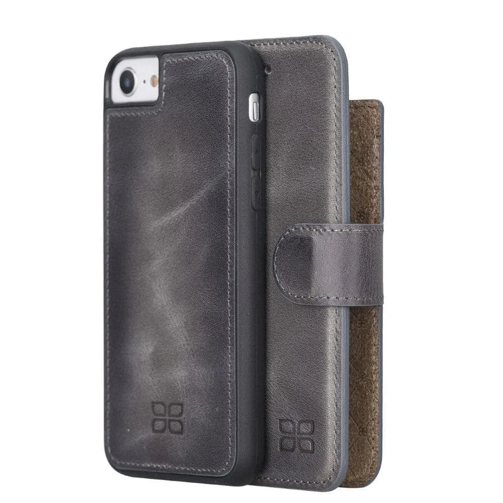 Apple iPhone SE Series Detachable Leather Wallet Case - MW