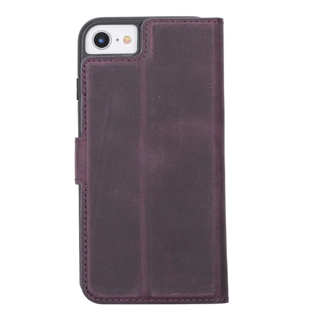 Apple iPhone SE Series Detachable Leather Wallet Case - MW