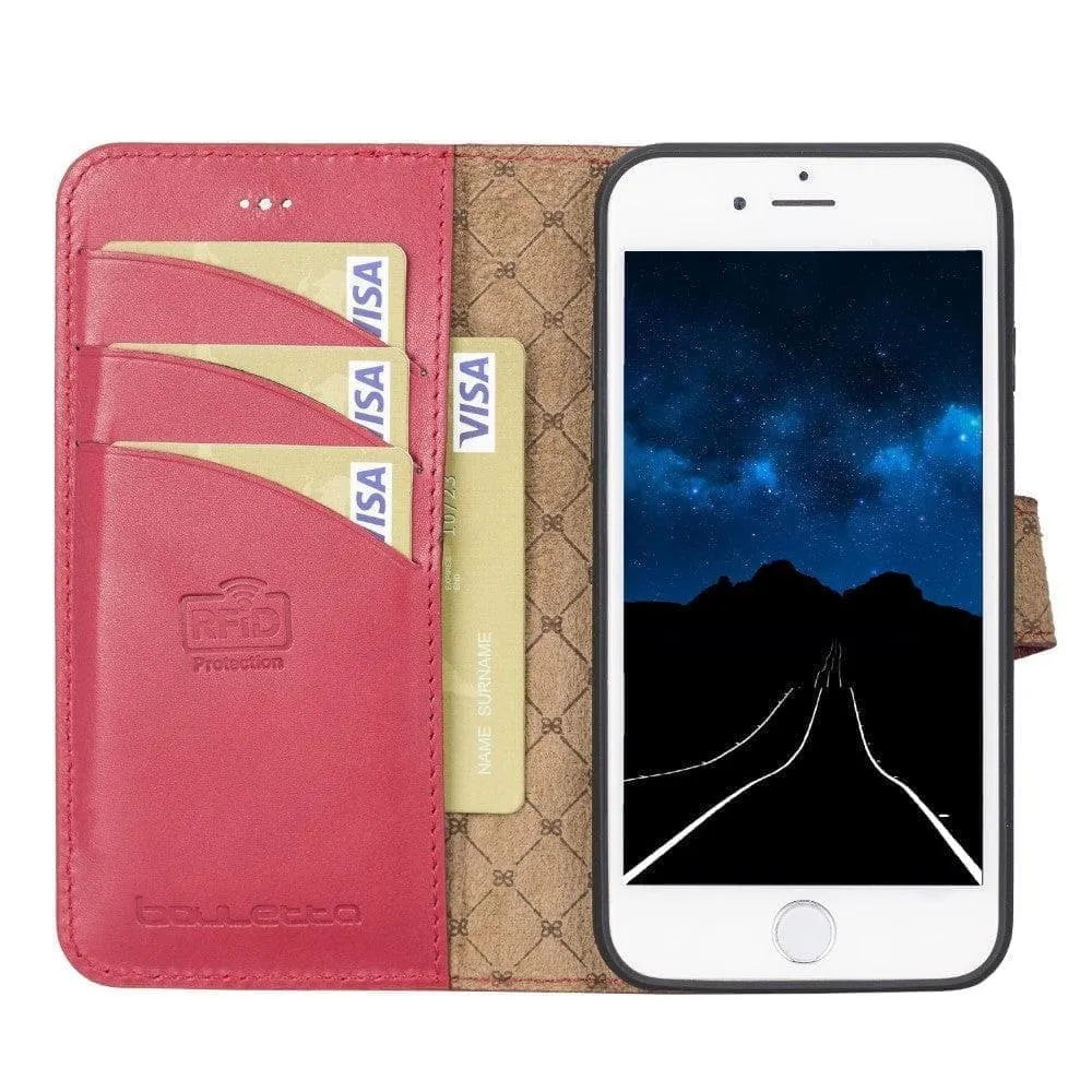 Apple iPhone SE Series Detachable Leather Wallet Case - MW