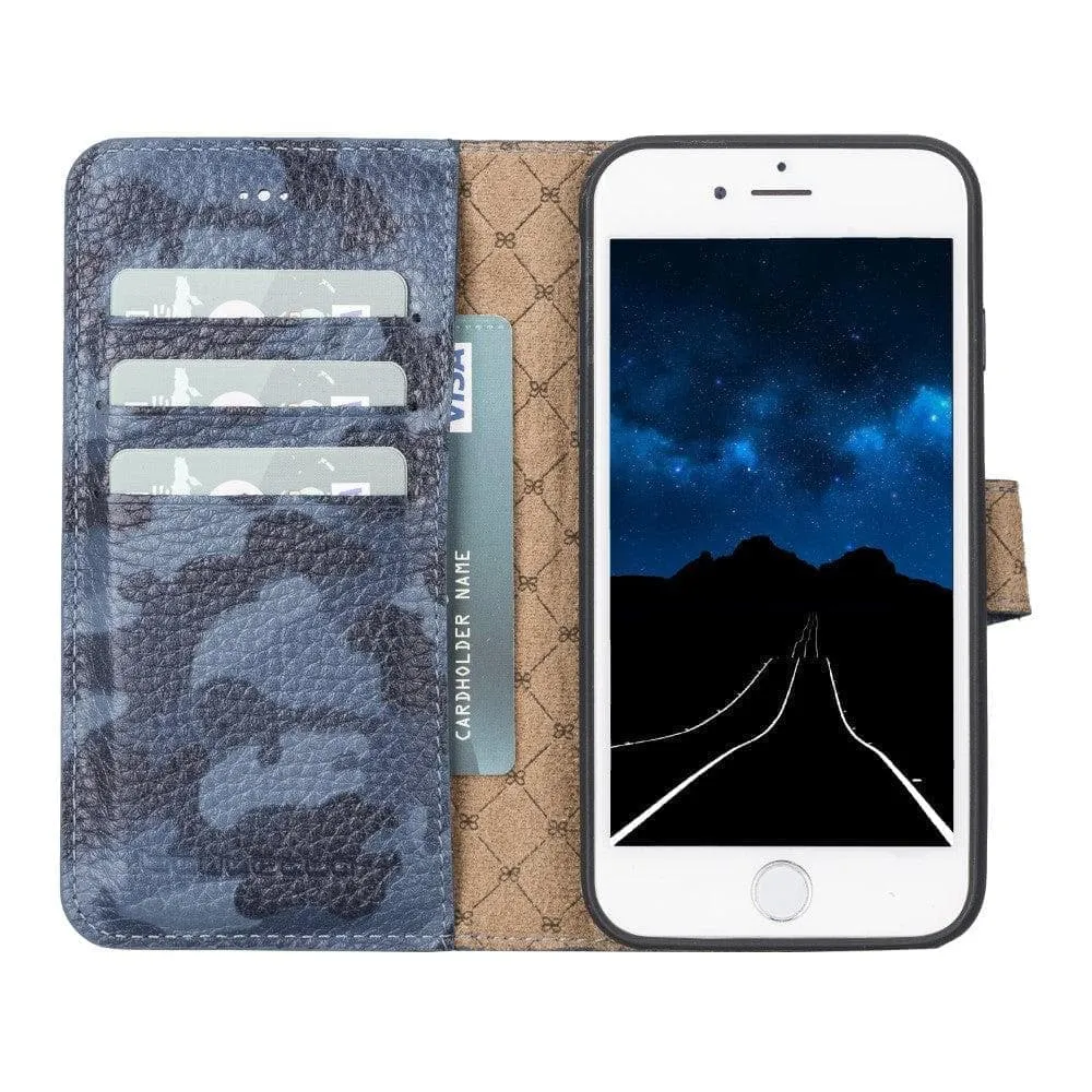 Apple iPhone SE Series Detachable Leather Wallet Case - MW