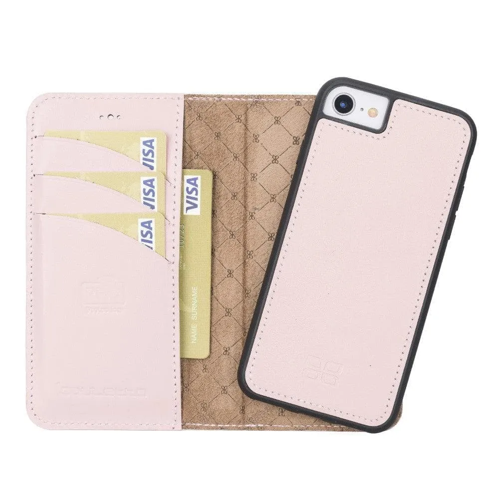 Apple iPhone SE Series Detachable Leather Wallet Case - MW